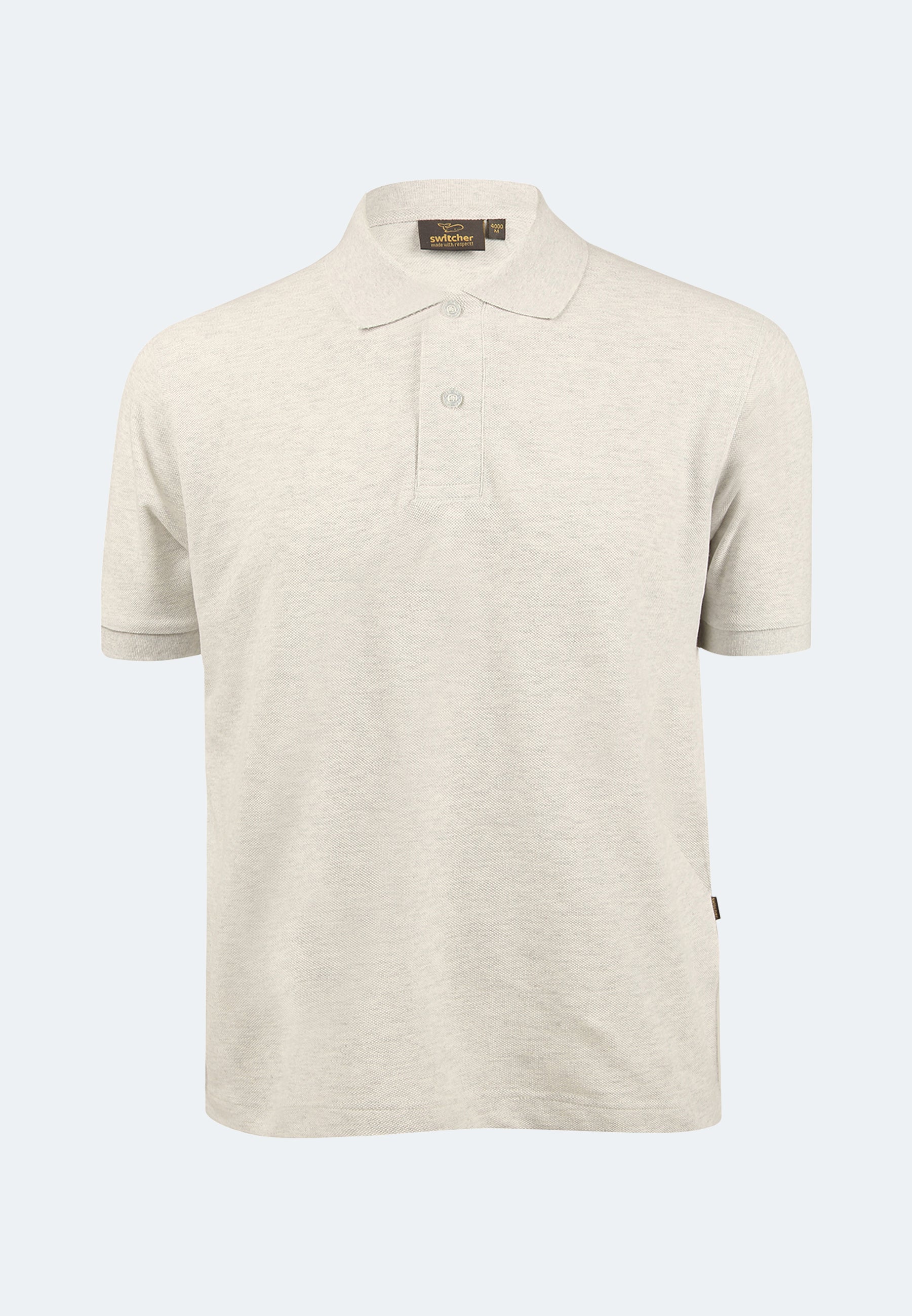 Switcher men's polo samuel color/43 blanc chine