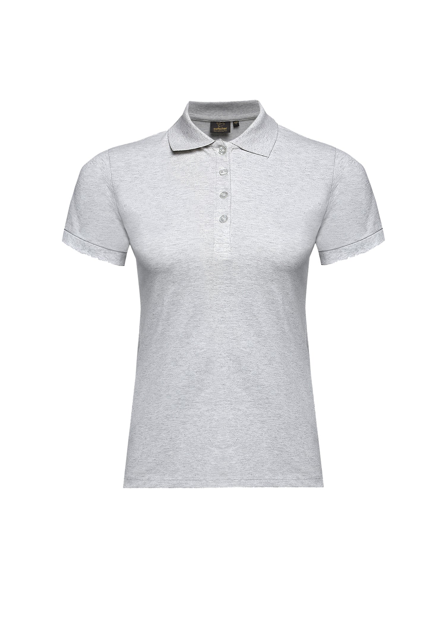 Stretch organic piqué polo shirt Stacy