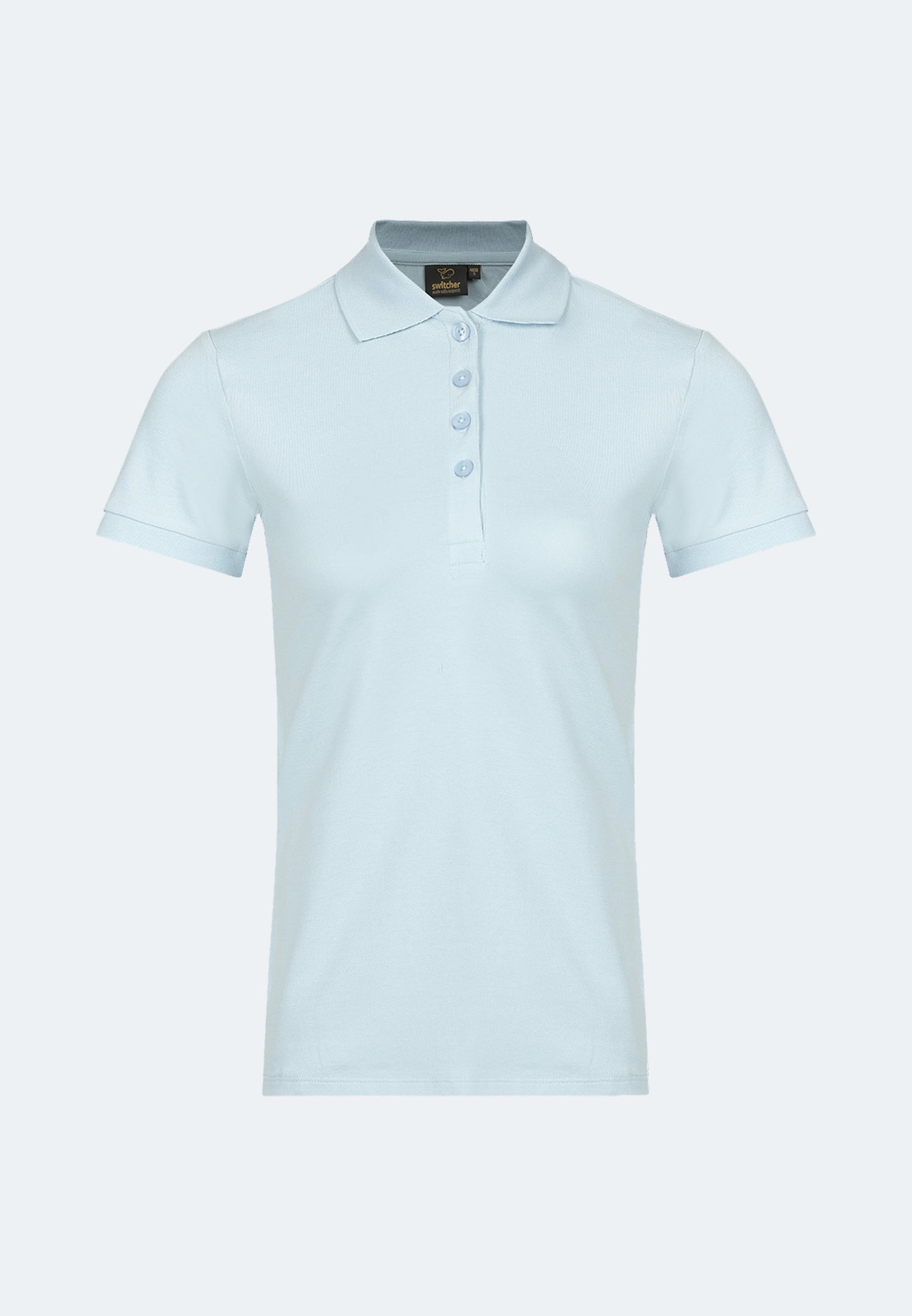 Stretch organic piqué polo shirt Stacy