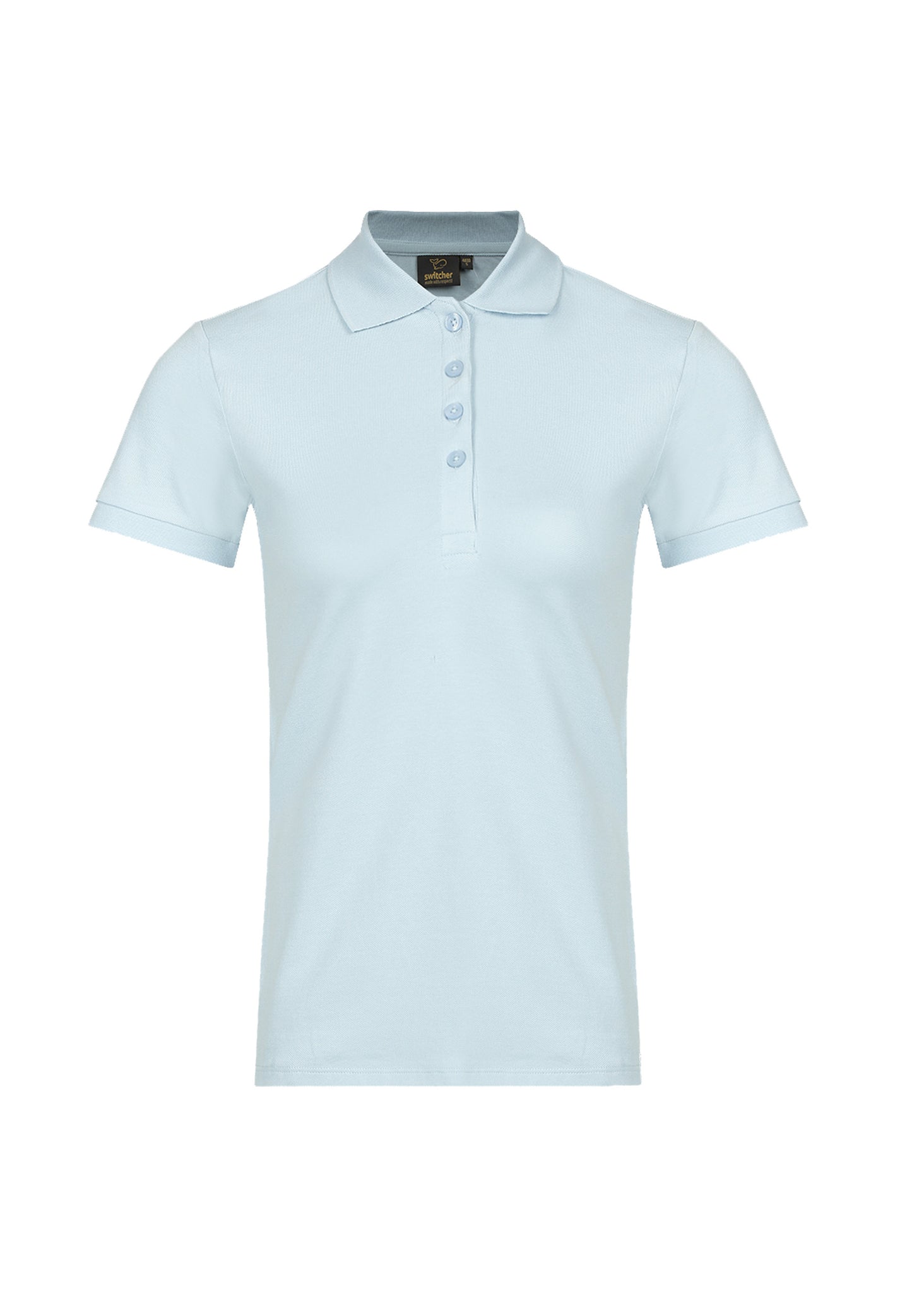 Stretch organic piqué polo shirt Stacy