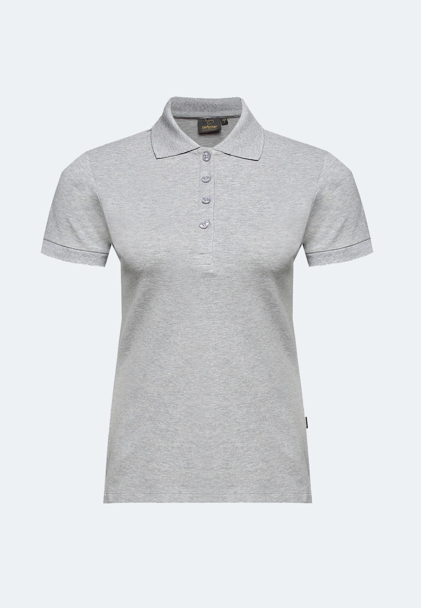 Stretch organic piqué polo shirt Stacy