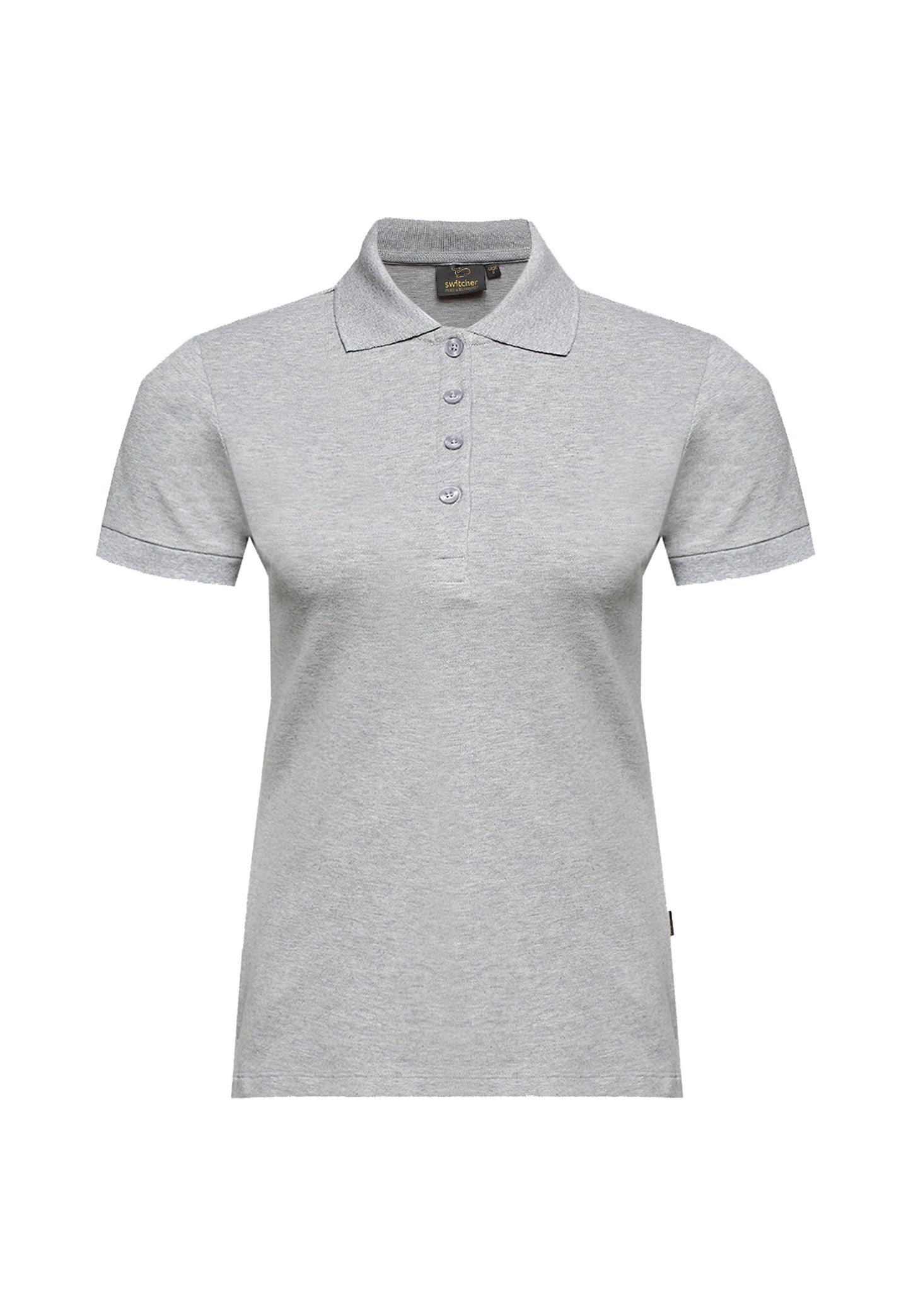 Stretch organic piqué polo shirt Stacy