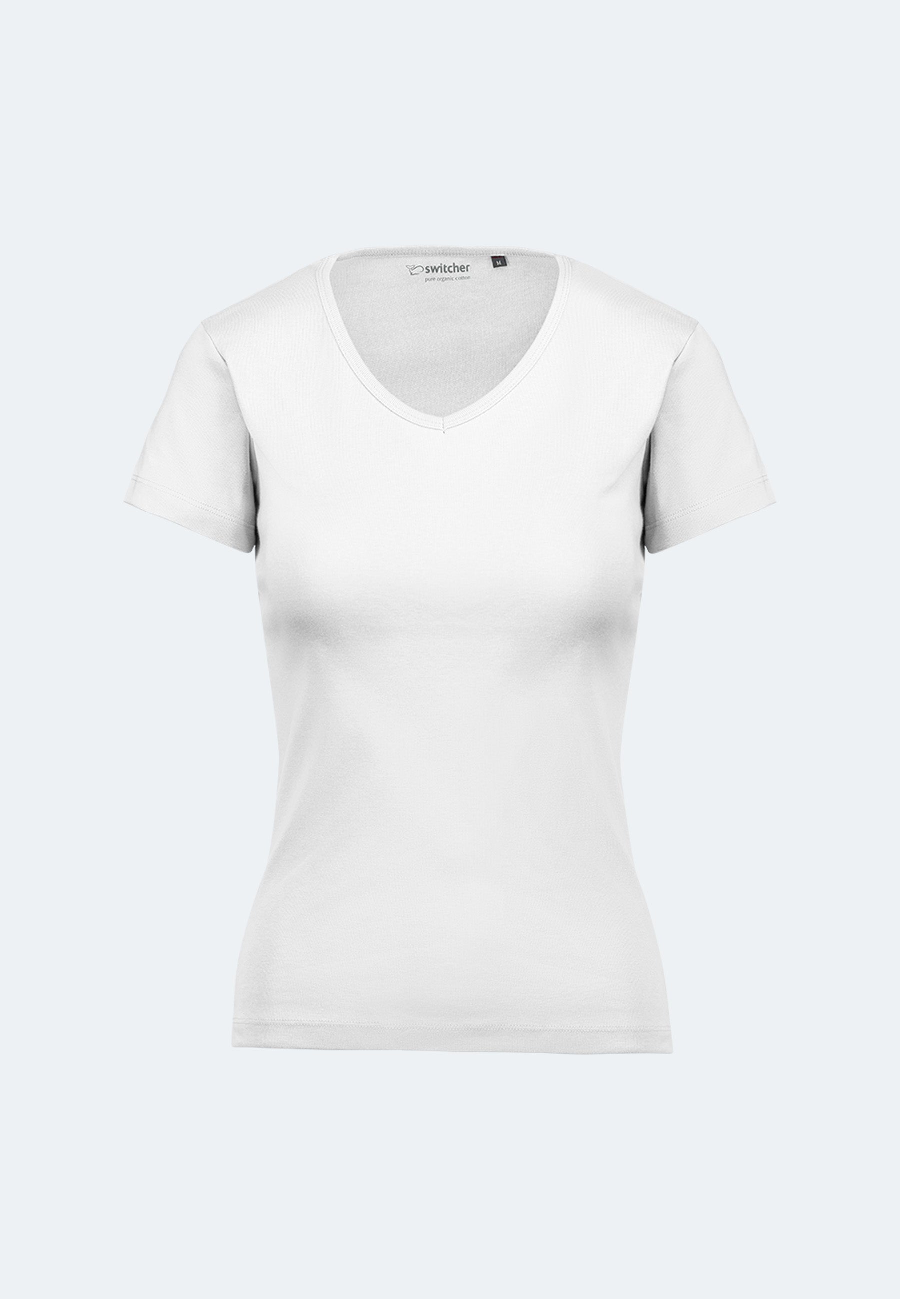 Ribbed T-shirt V-neck Efia
