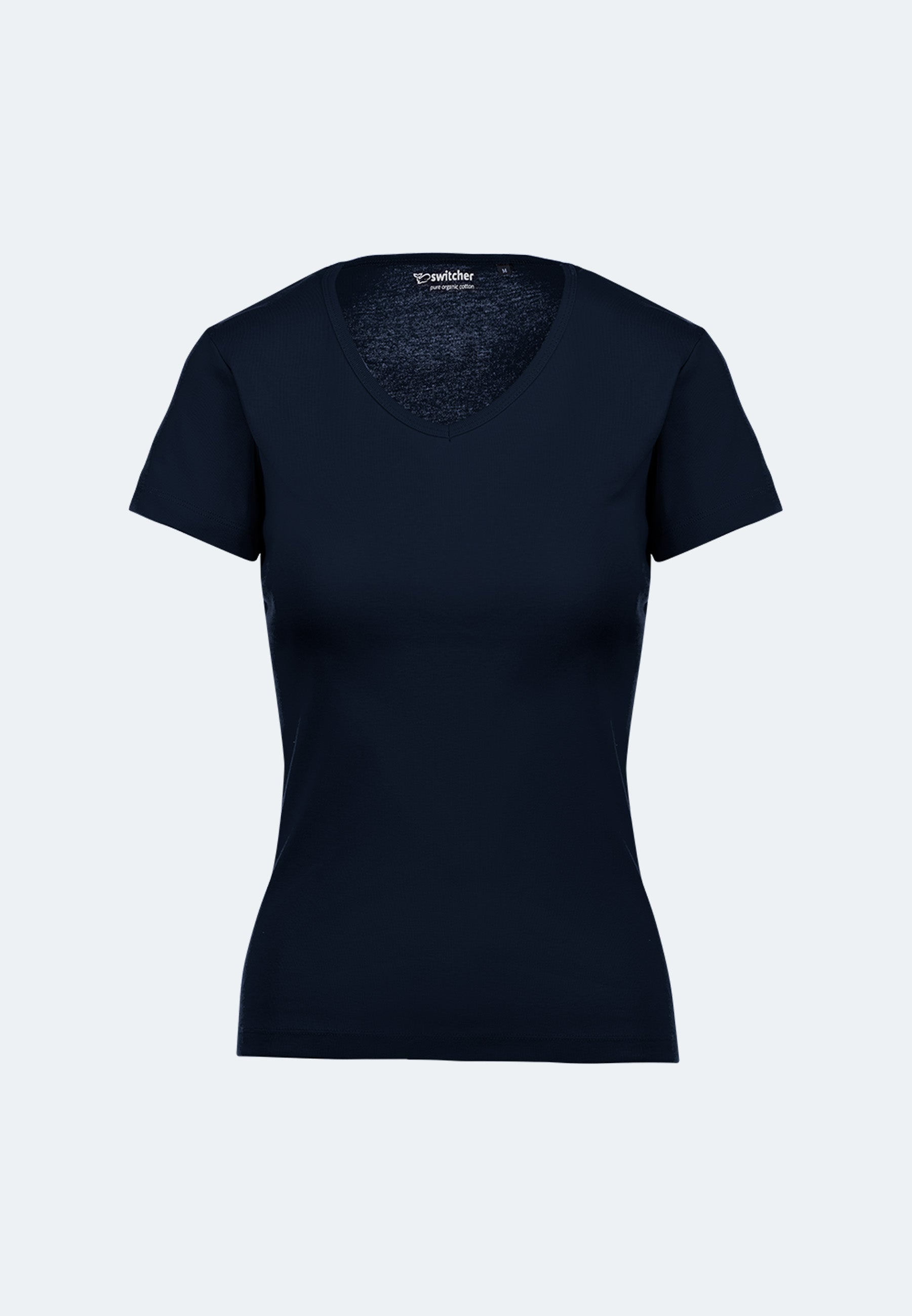 Ribbed T-shirt V-neck Efia