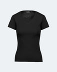 Ribbed T-shirt V-neck Efia
