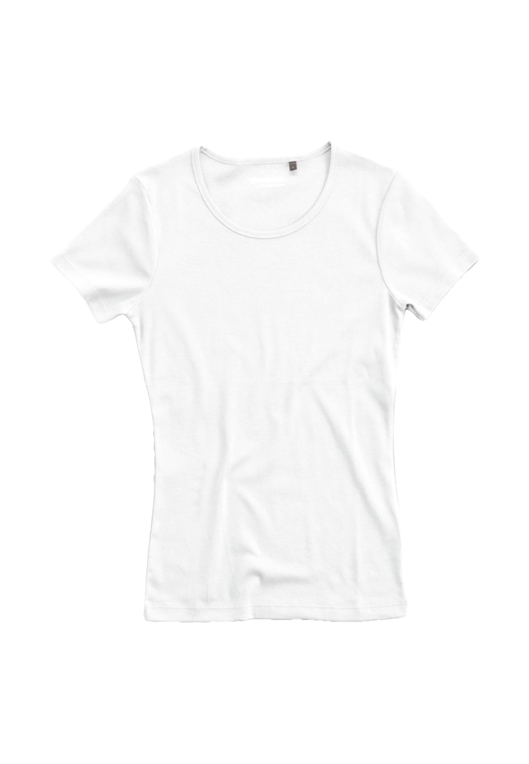 Round neck ribbed T-shirt Sally