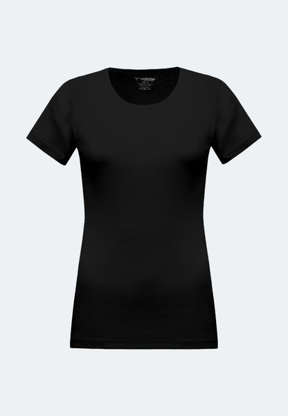 Round neck ribbed T-shirt Sally