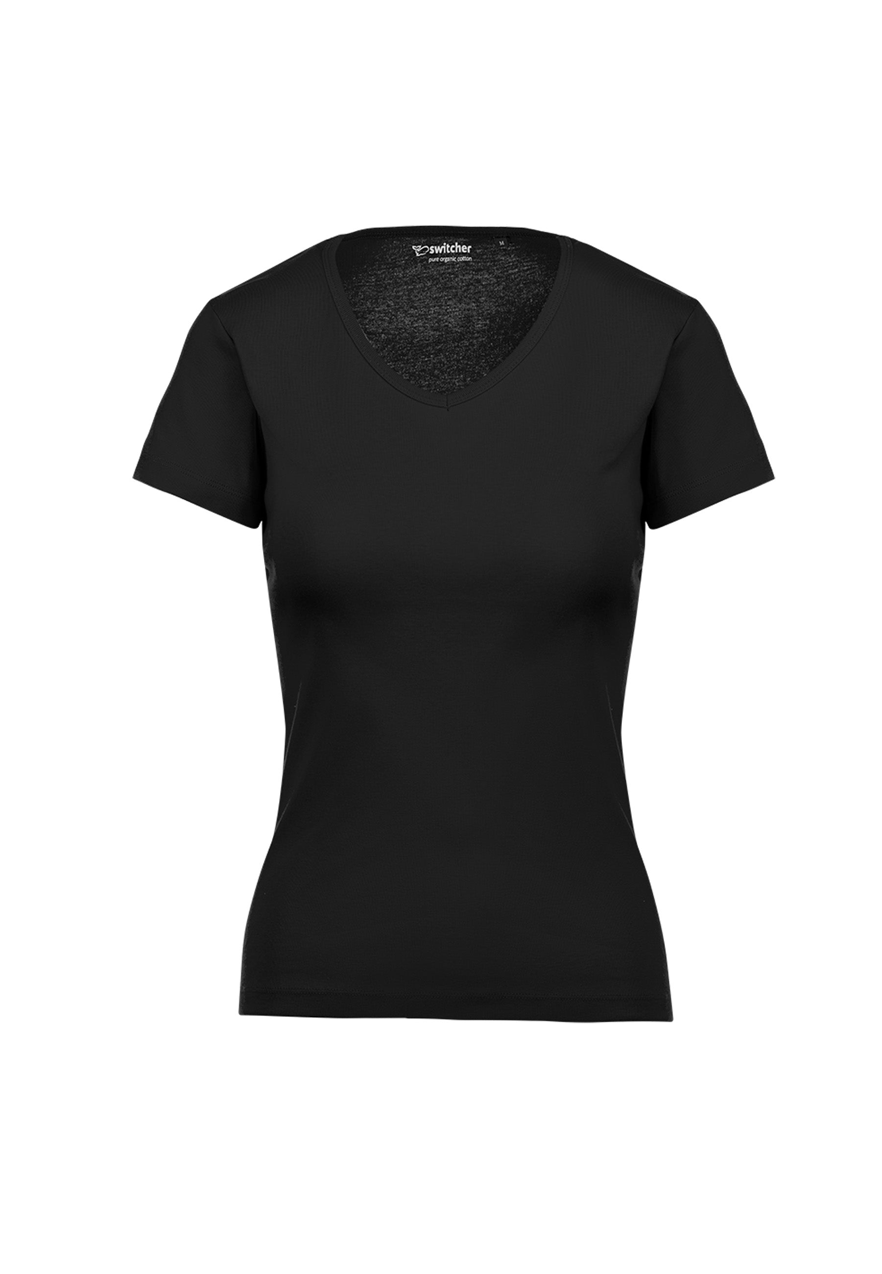 Ribbed T-shirt V-neck Efia