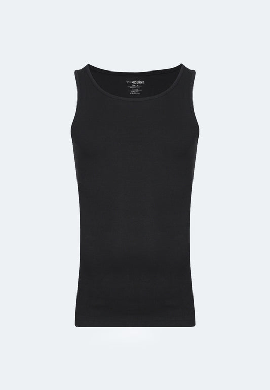 Men's ribbed tank top made from organic cotton Silvester