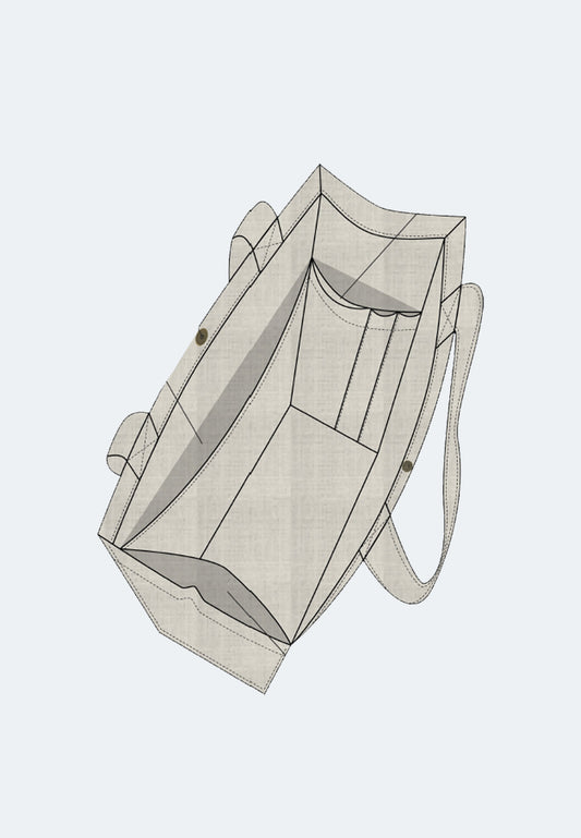 Shopping bag 100% recycled