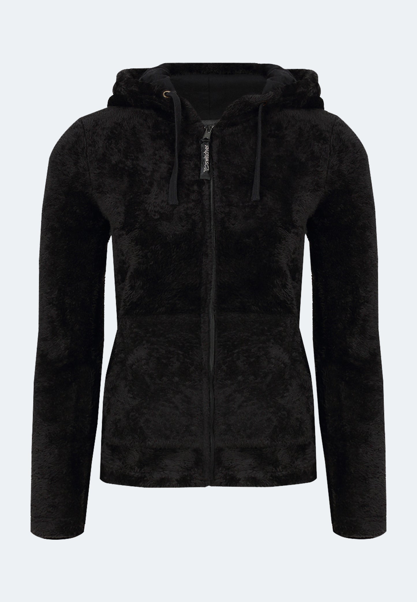 Women's cozy hoodie made from 100% recycled polyester fleece