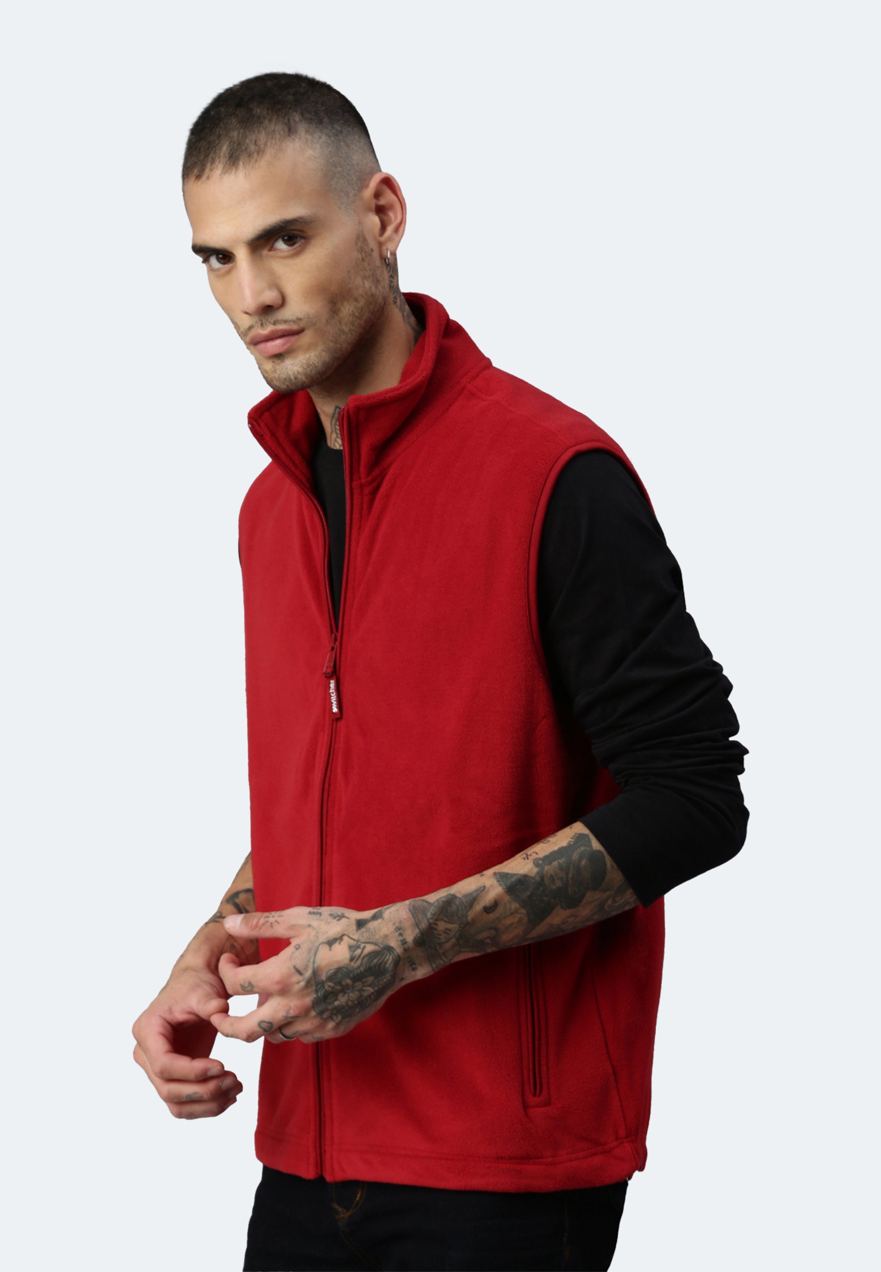 Switcher fleece cortina color/rouge