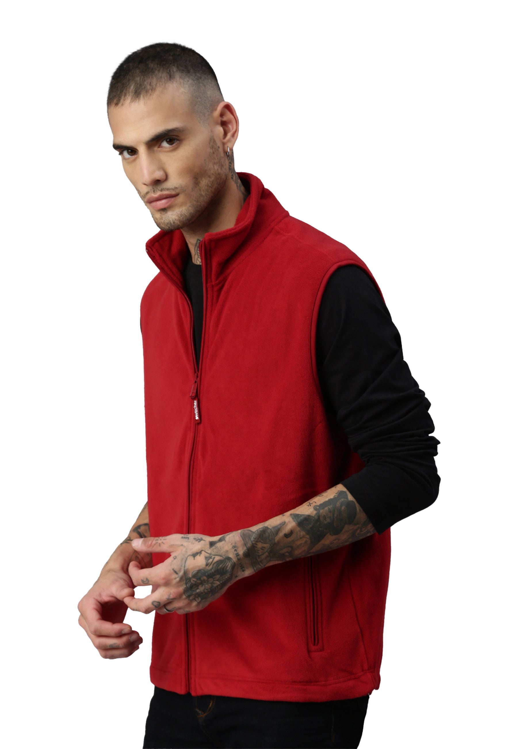 Switcher fleece cortina color/rouge