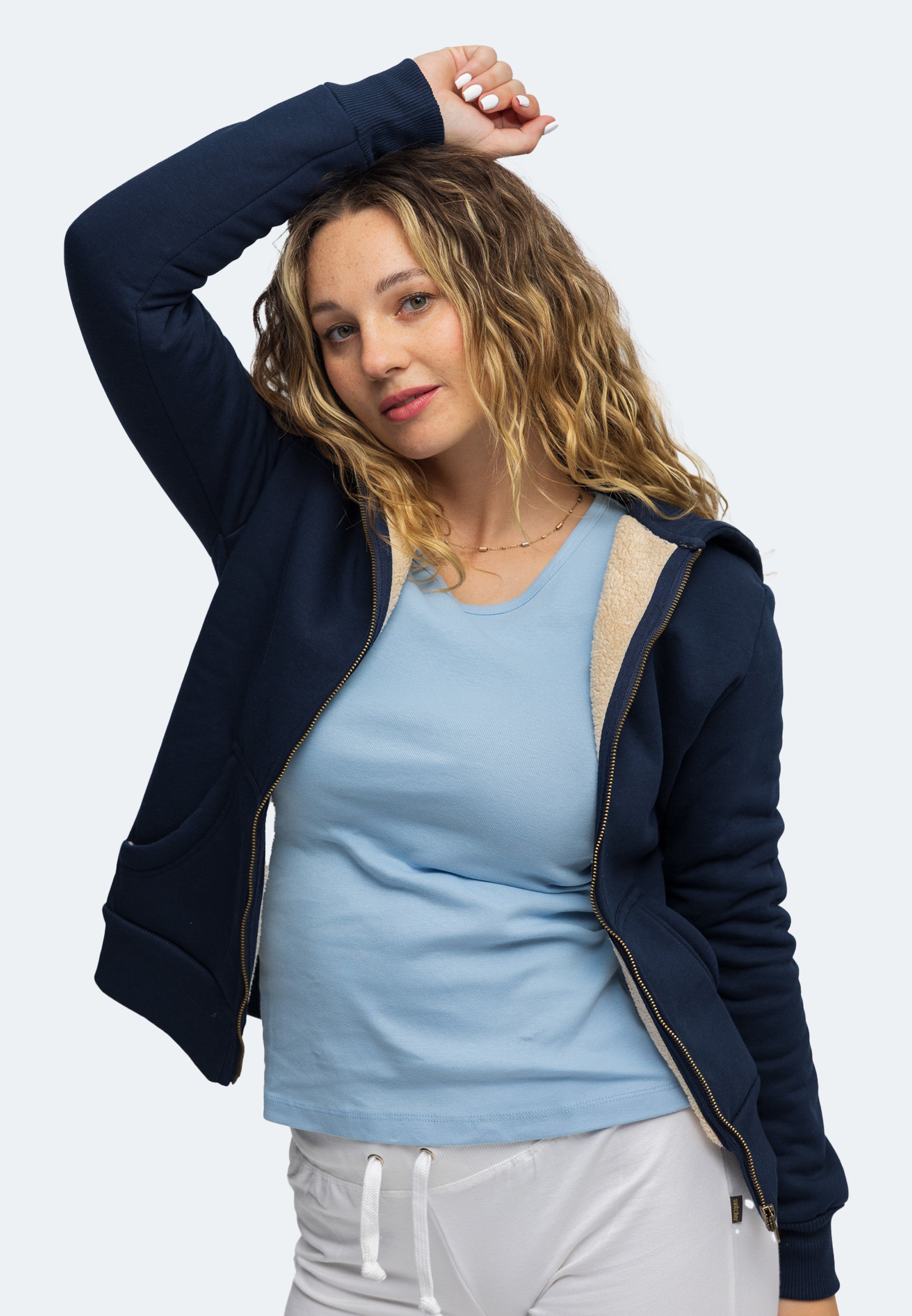 Switcher Sherpa Hoodie grimentz color/20 navy