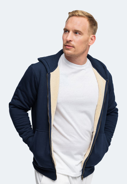 Switcher Sherpa Hoodie verbier color/20 navy