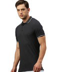 Contrast polo with elastane Ben