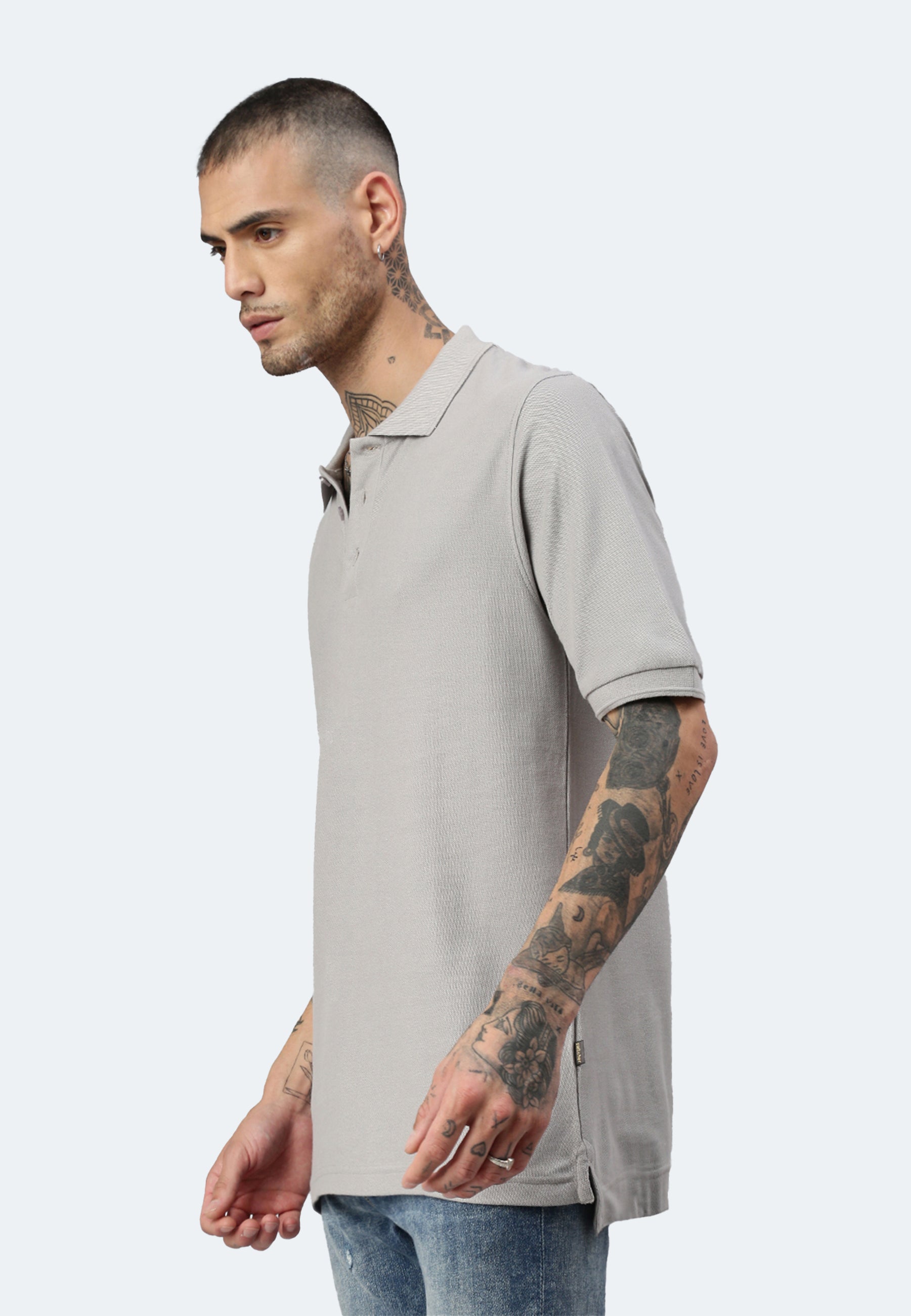Switcher men's polo john color/gris fonce