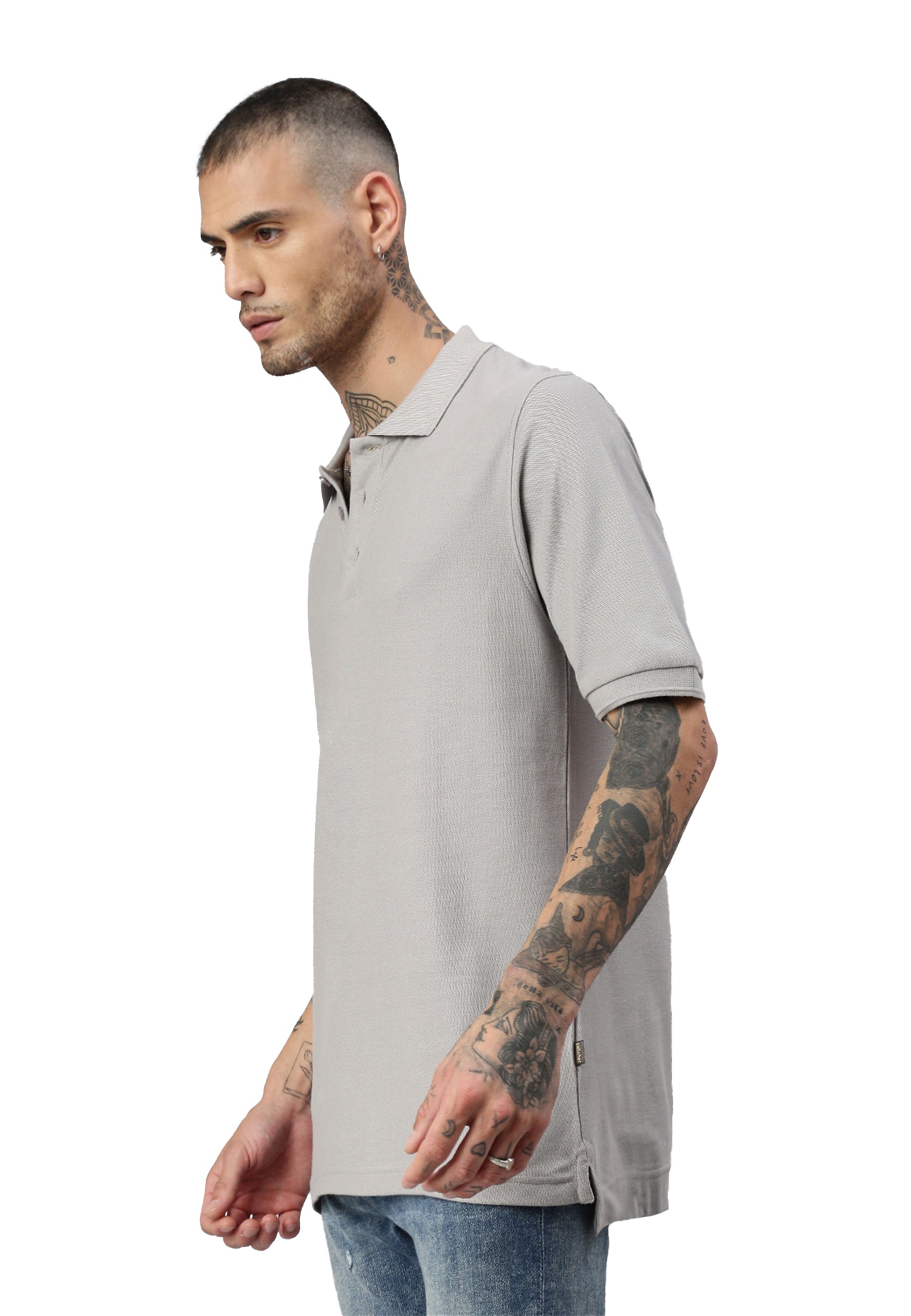 Switcher men's polo john color/gris fonce