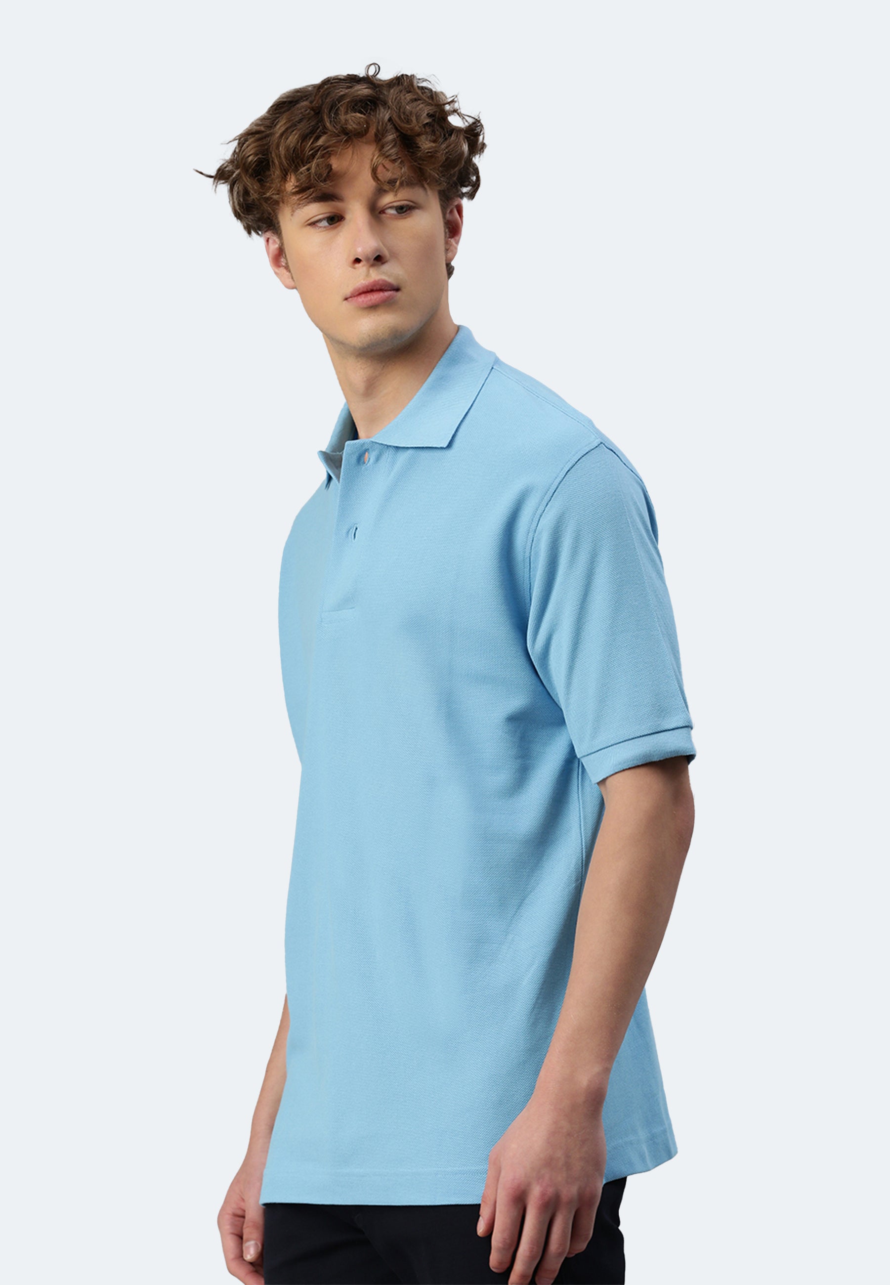 Switcher men's polo samuel color/blue ice