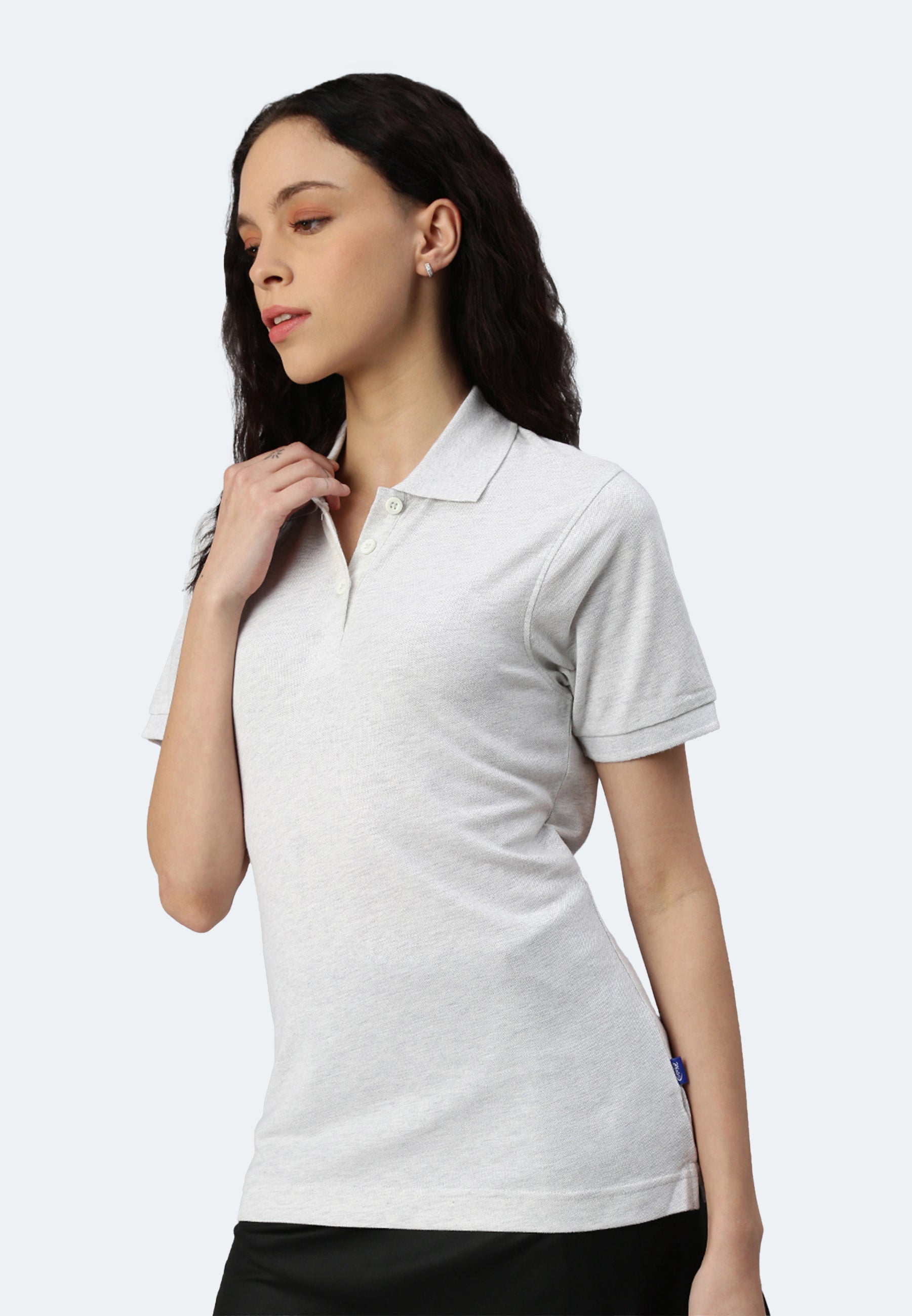 Switcher polo Lady whale color/blanc chine