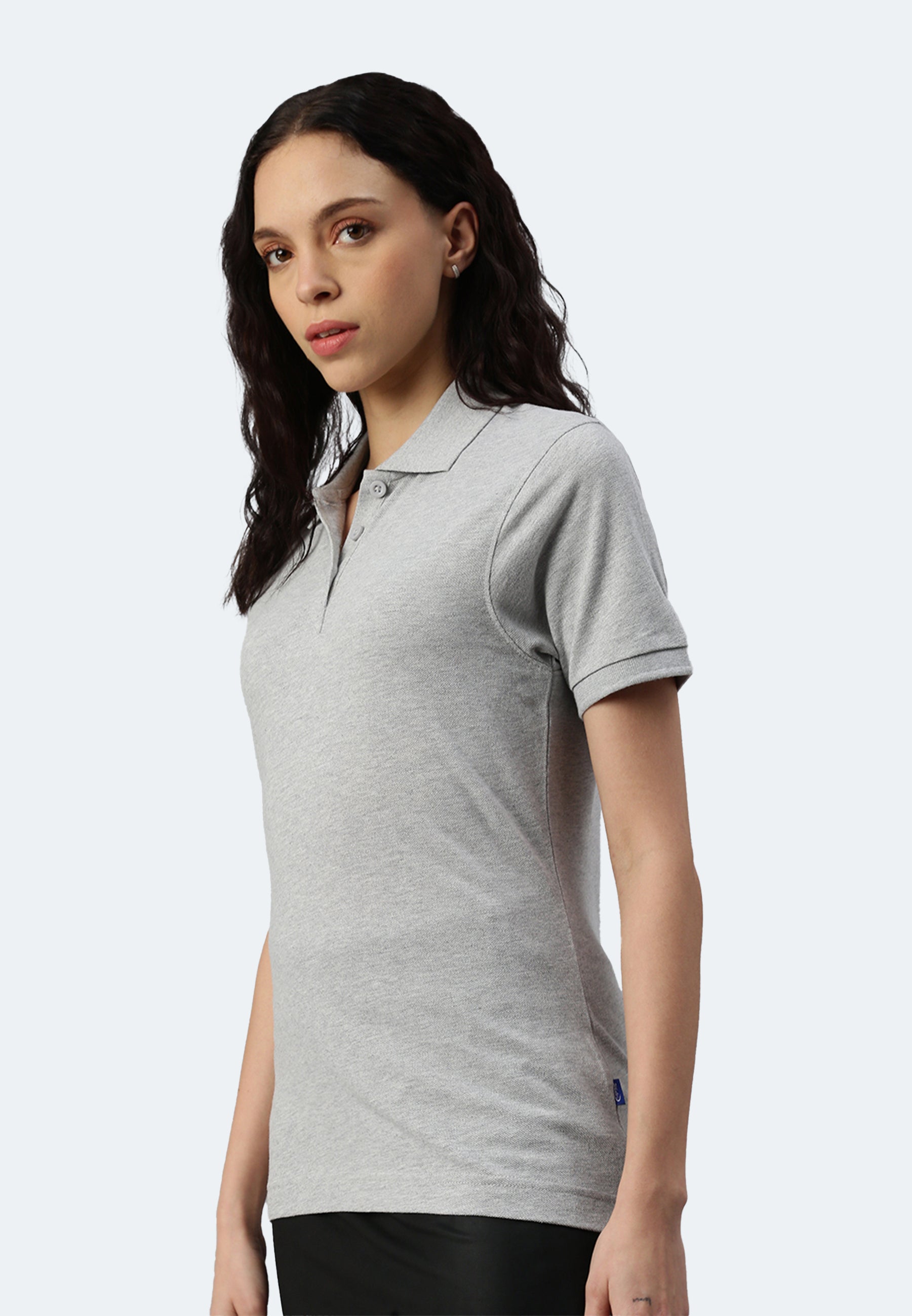Switcher polo Lady whale color/gris chine
