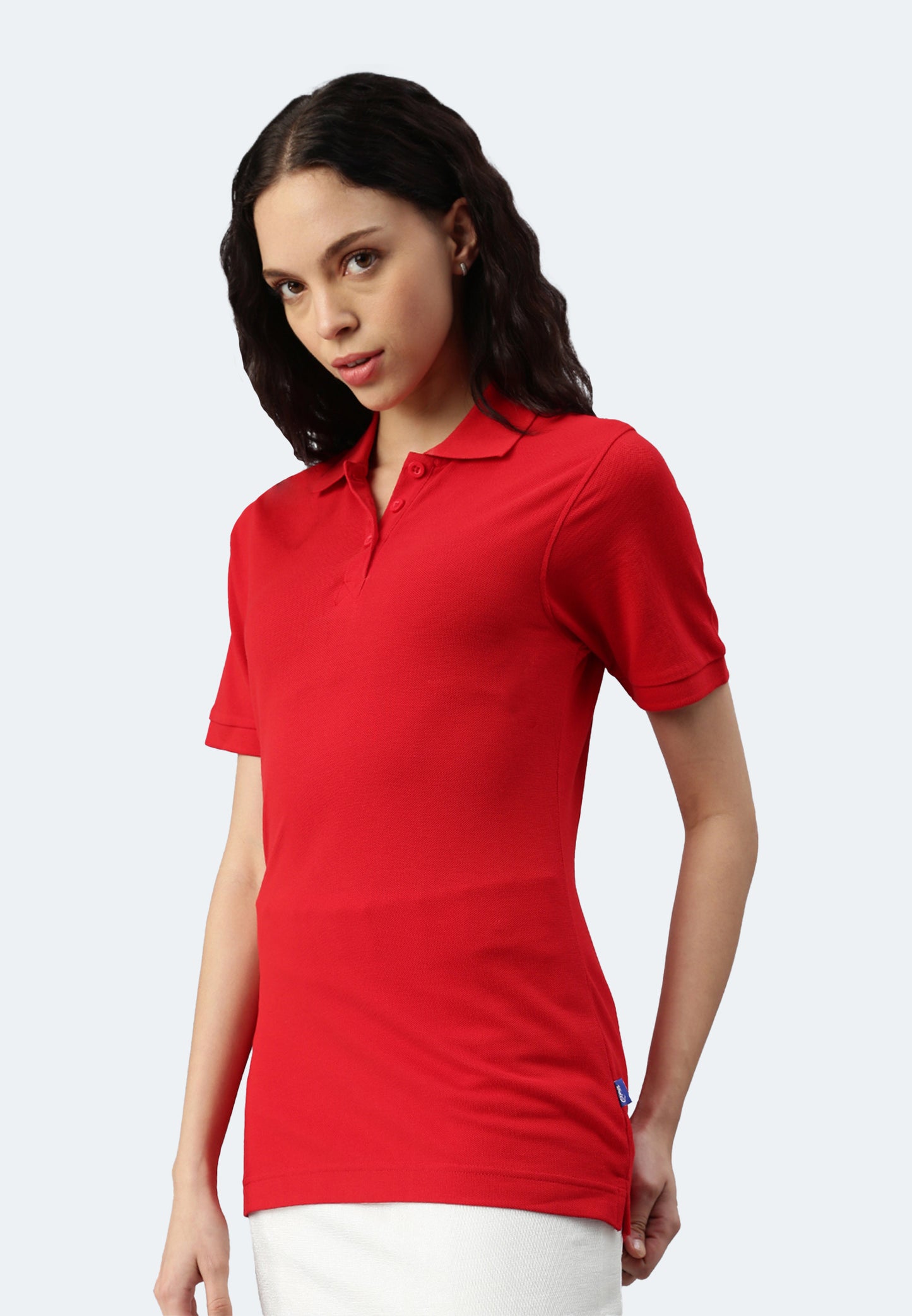 Switcher polo Lady whale color/10 rouge
