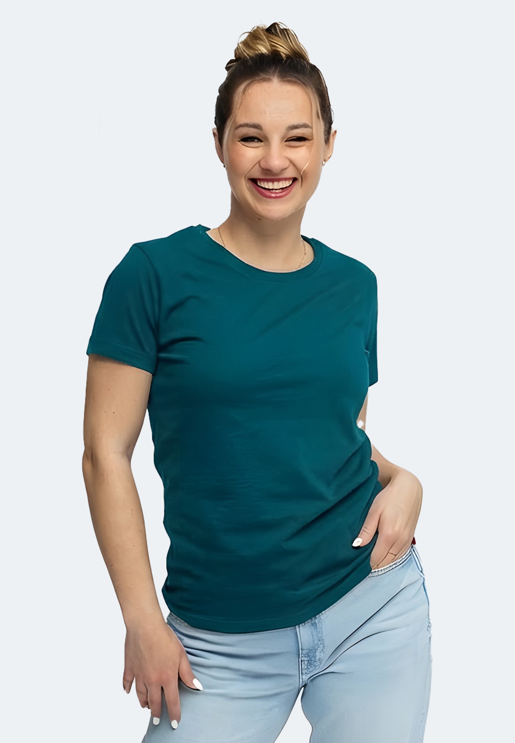 Switcher shirt lady gaia color/245 petrol