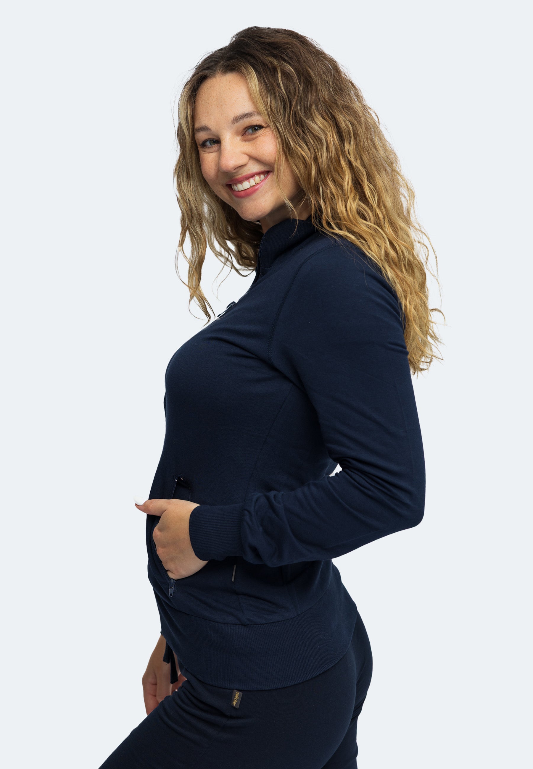 Switcher sweatjacket Lady mia color/20 navy