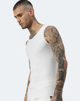 Men's ribbed tank top made from organic cotton Silvester