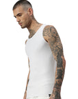 Men's ribbed tank top made from organic cotton Silvester