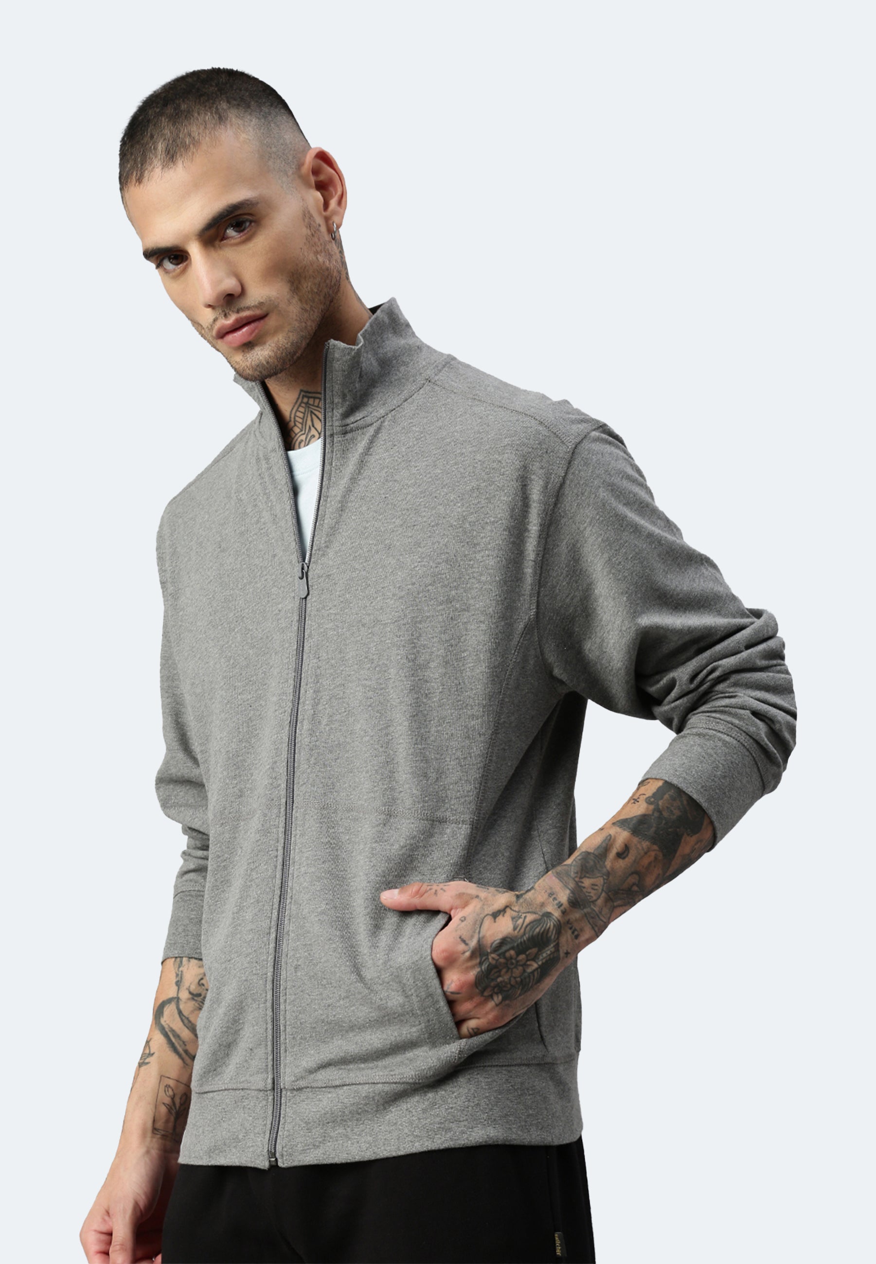 Switcher zip-jacket men's dallas color/ebony chine