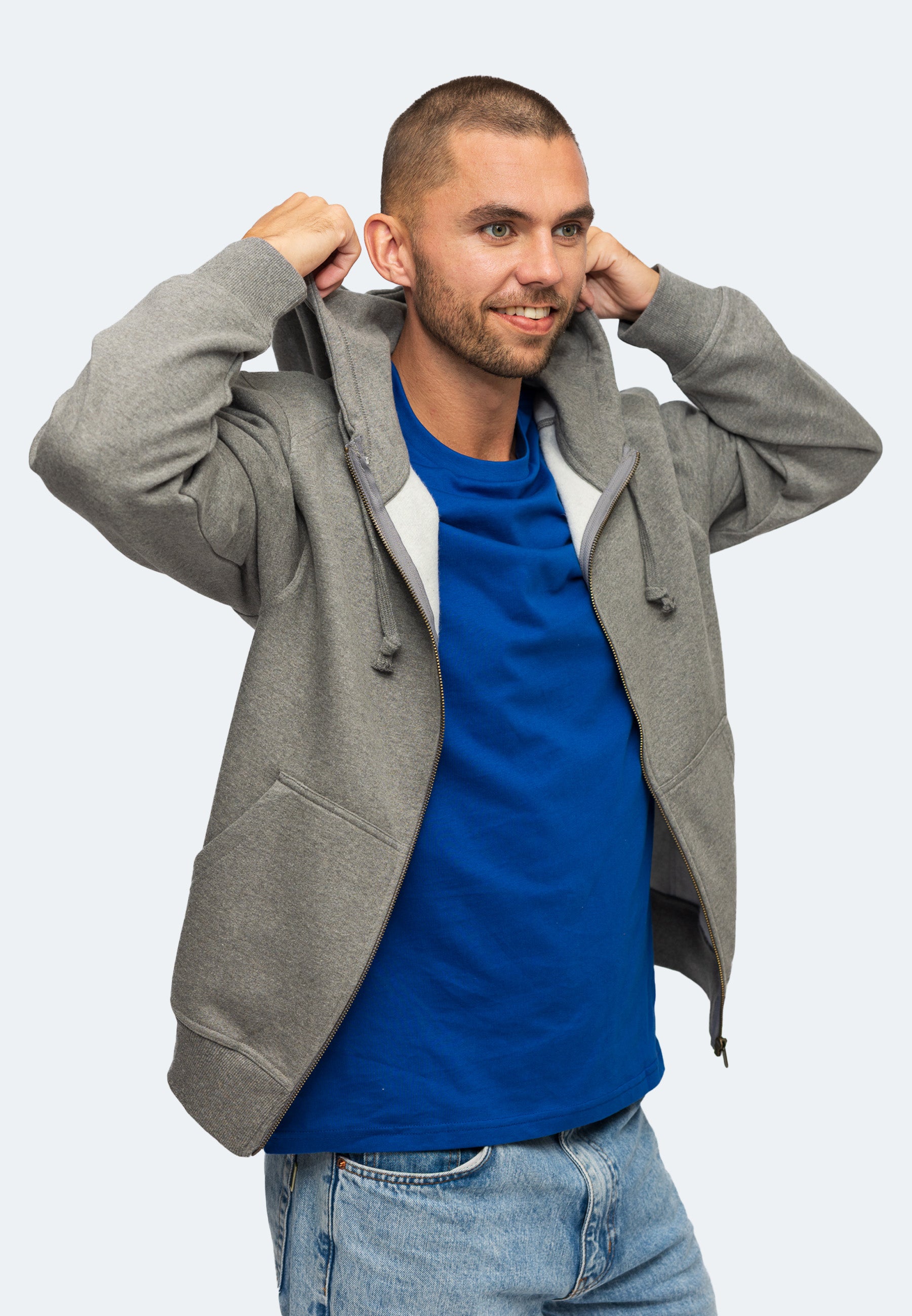 Switcher zip-hoodie men's miami color/672 ebony chine