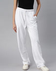 unisex denver cotton polyester sweatpants blanc front