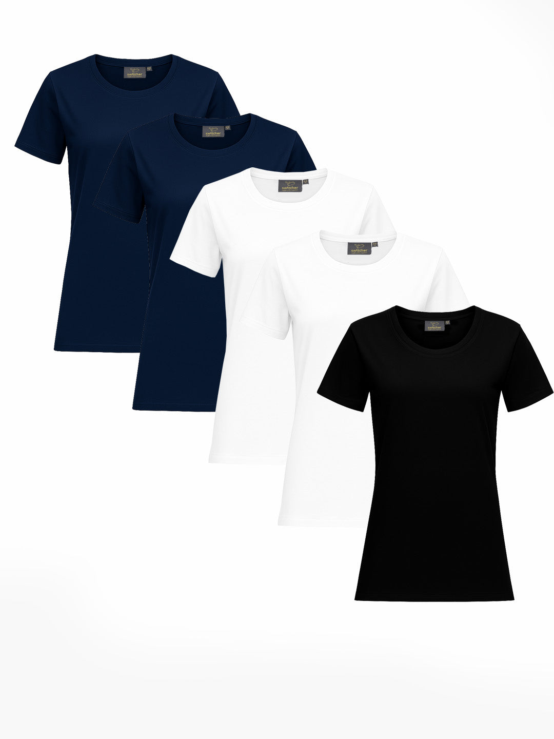 5-pack T-shirt organic Lady Gaia