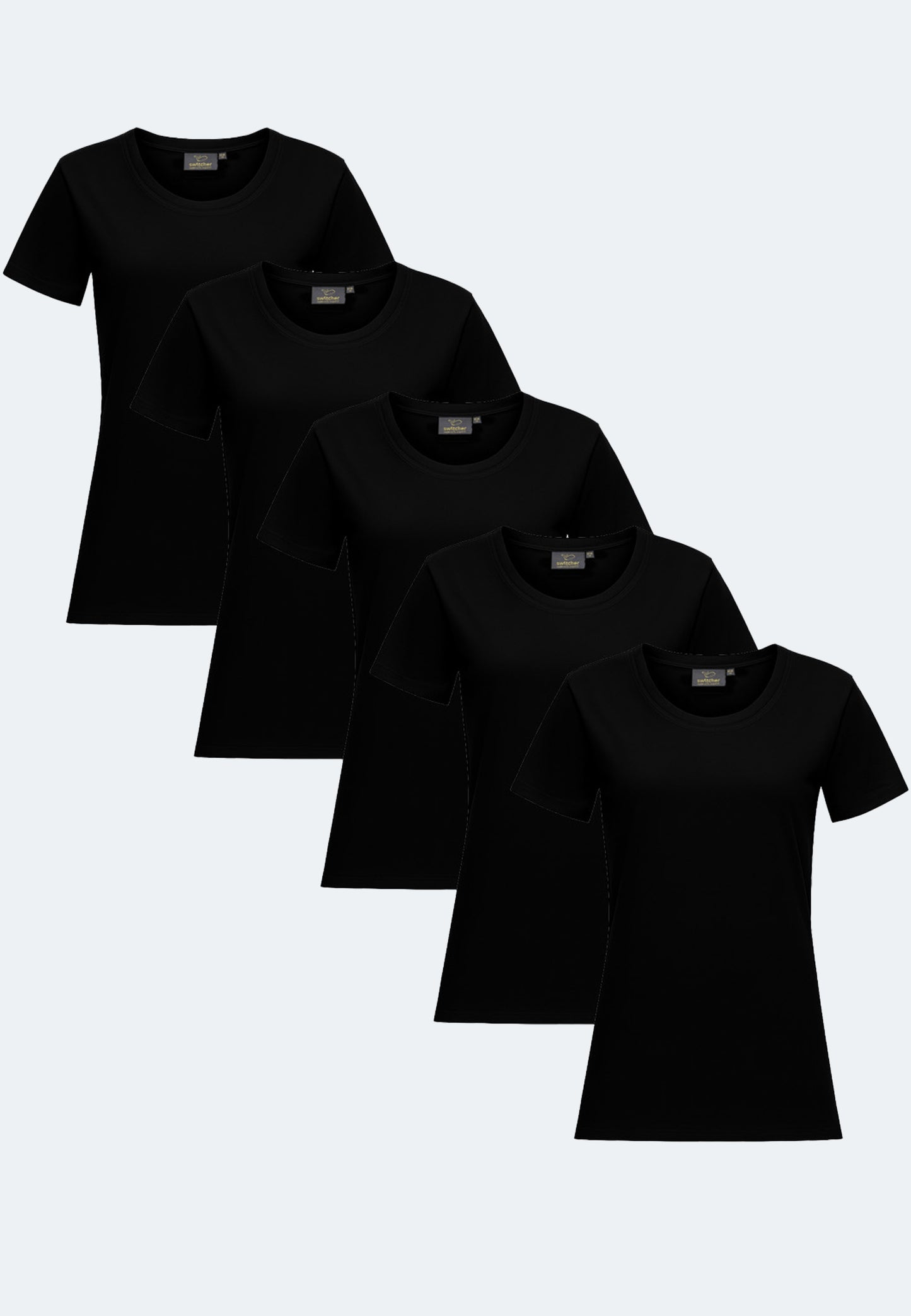 5-pack T-shirt organic Lady Gaia