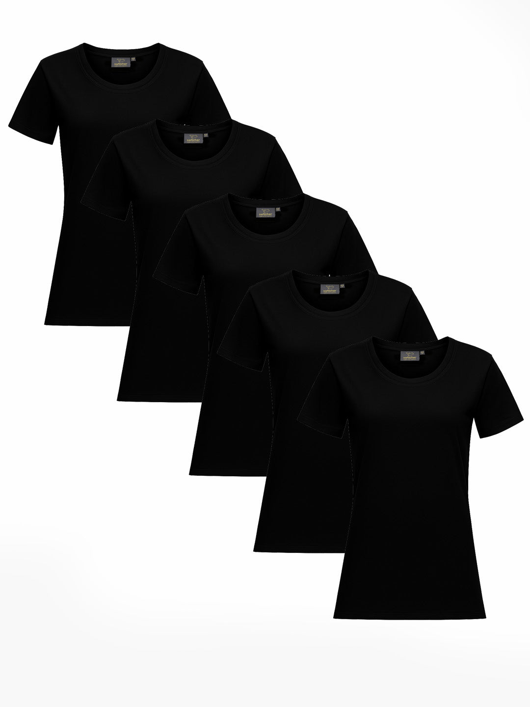 5-pack T-shirt organic Lady Gaia