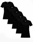 5-pack T-shirt organic Lady Gaia