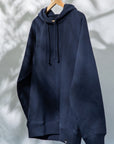 Women's Sutton Recycled Cotton Polyester Hoodie Navy Lookshot